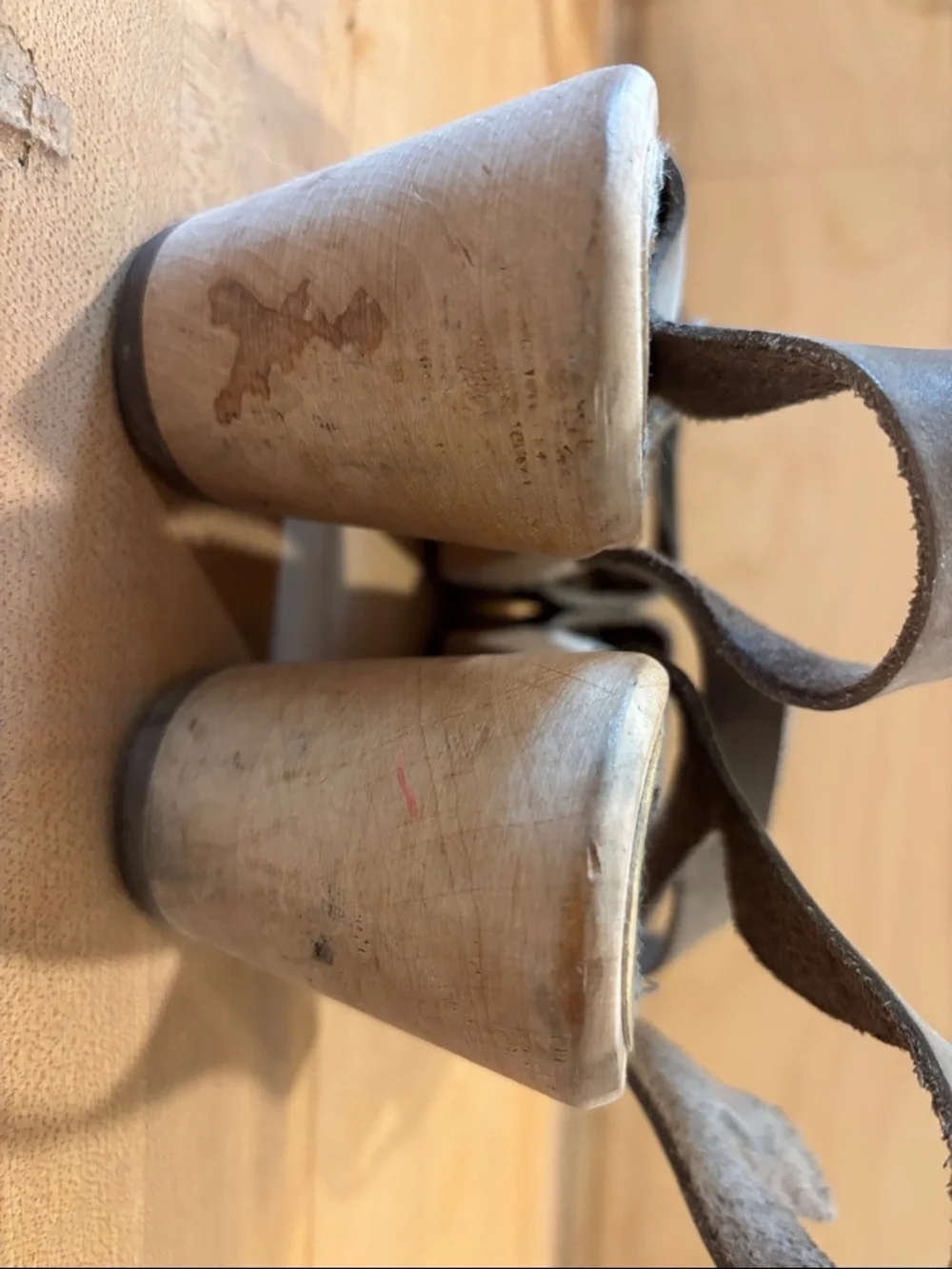 Lotta From Stockholm Taupe Leather Wedge Sandals
